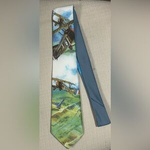 Ralph Marlin WWI Aviation Tie – Biplane & Triplane Design